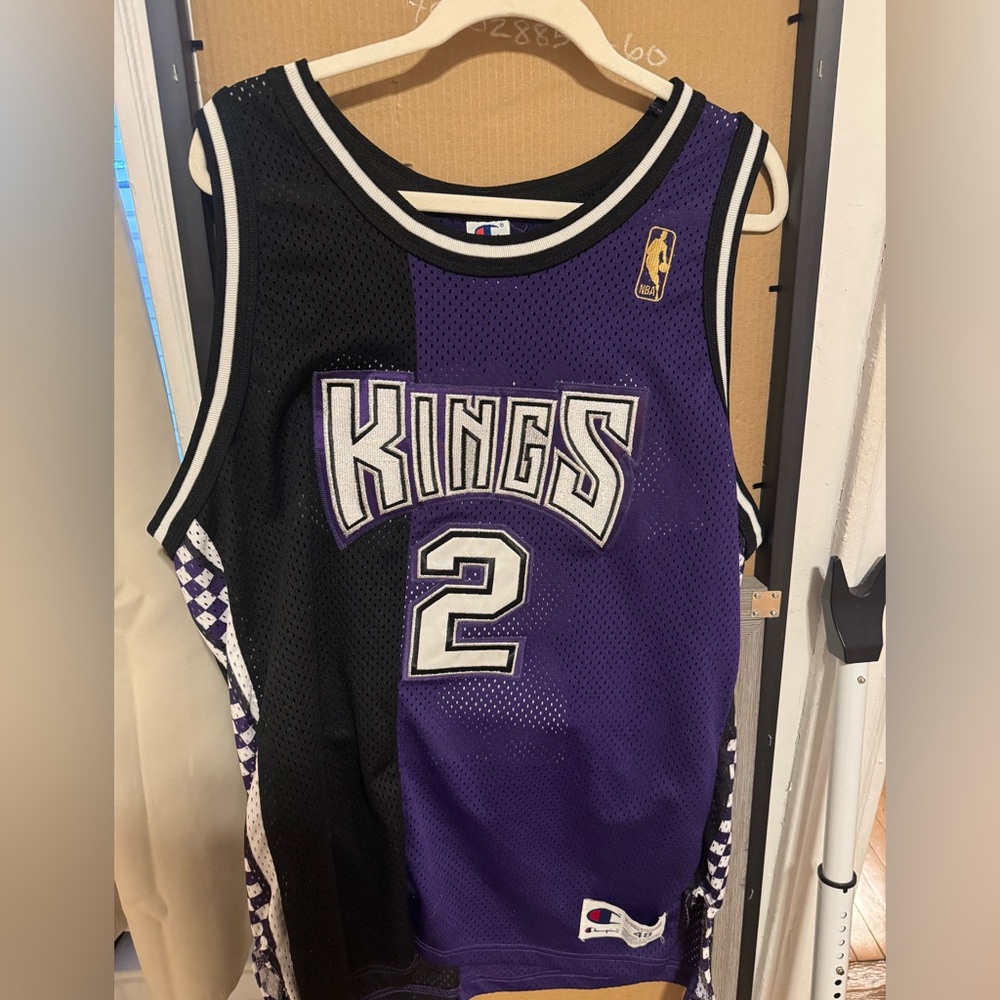 Champion Black and Purple Athletic Jersey